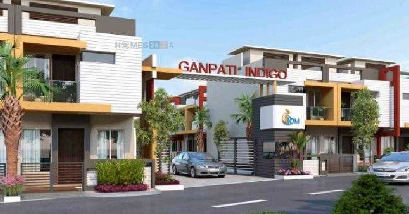 Om Ganpati Indigo Cover Image